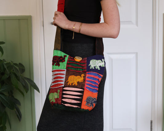 Indian Elephant Sling Bag