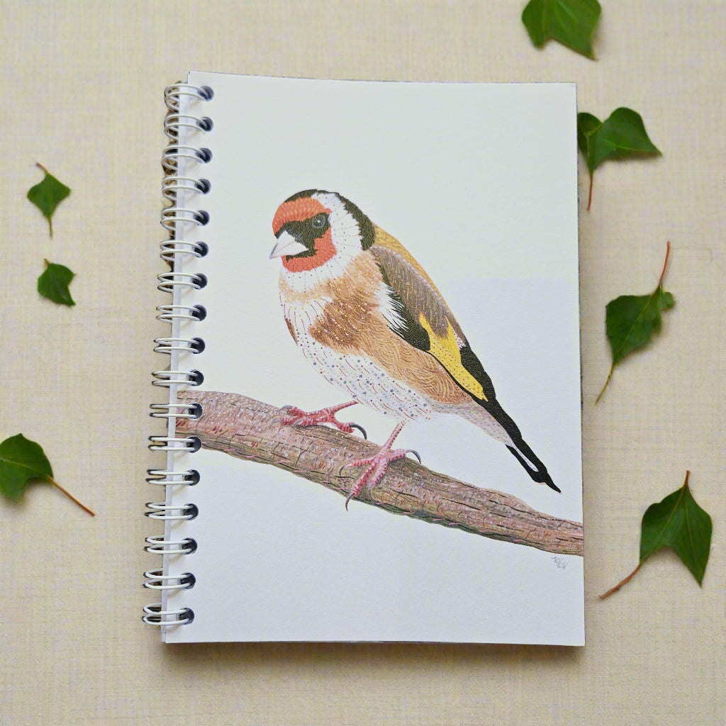 Original Art Goldfinch A6 Notebook