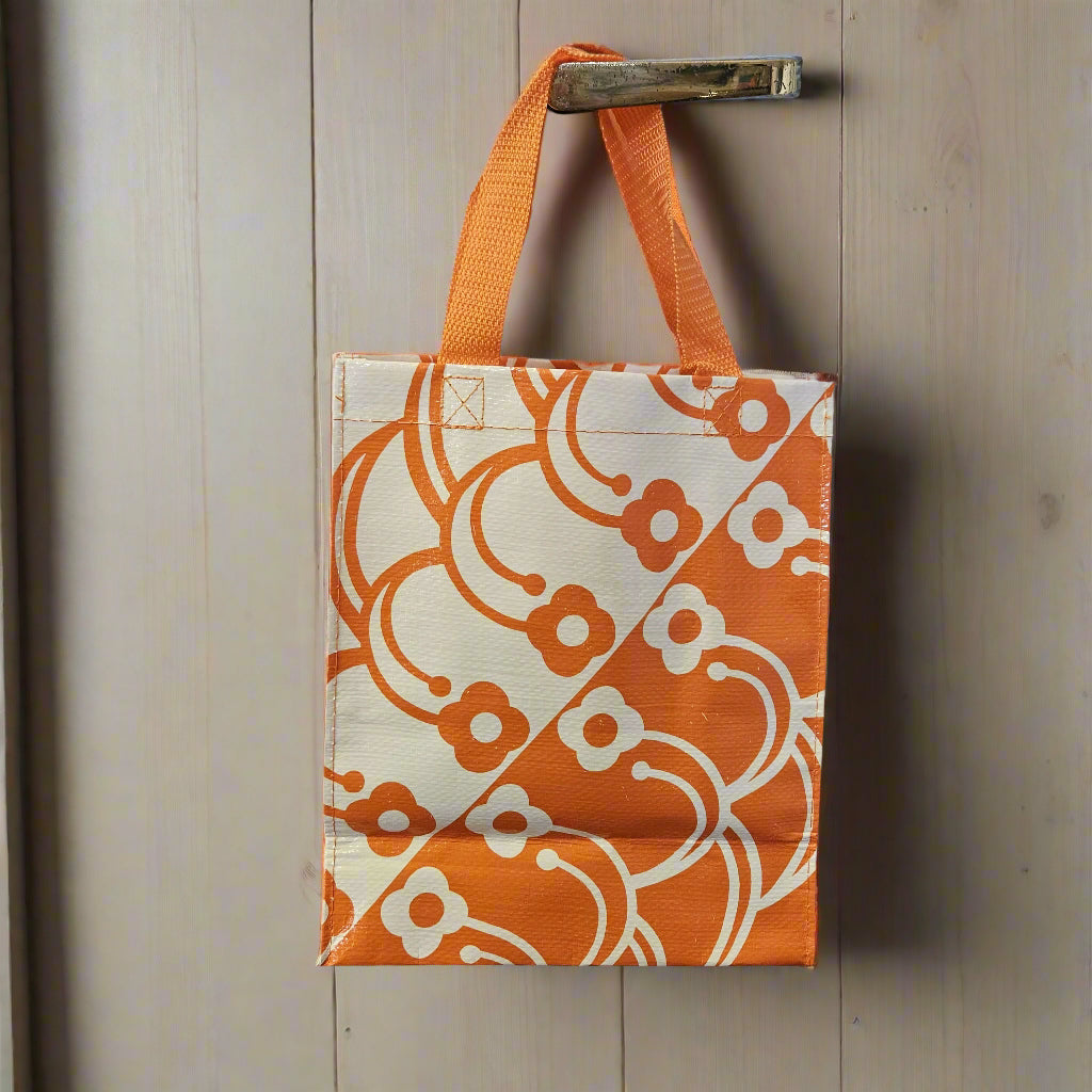 Petal Print Handy Tote