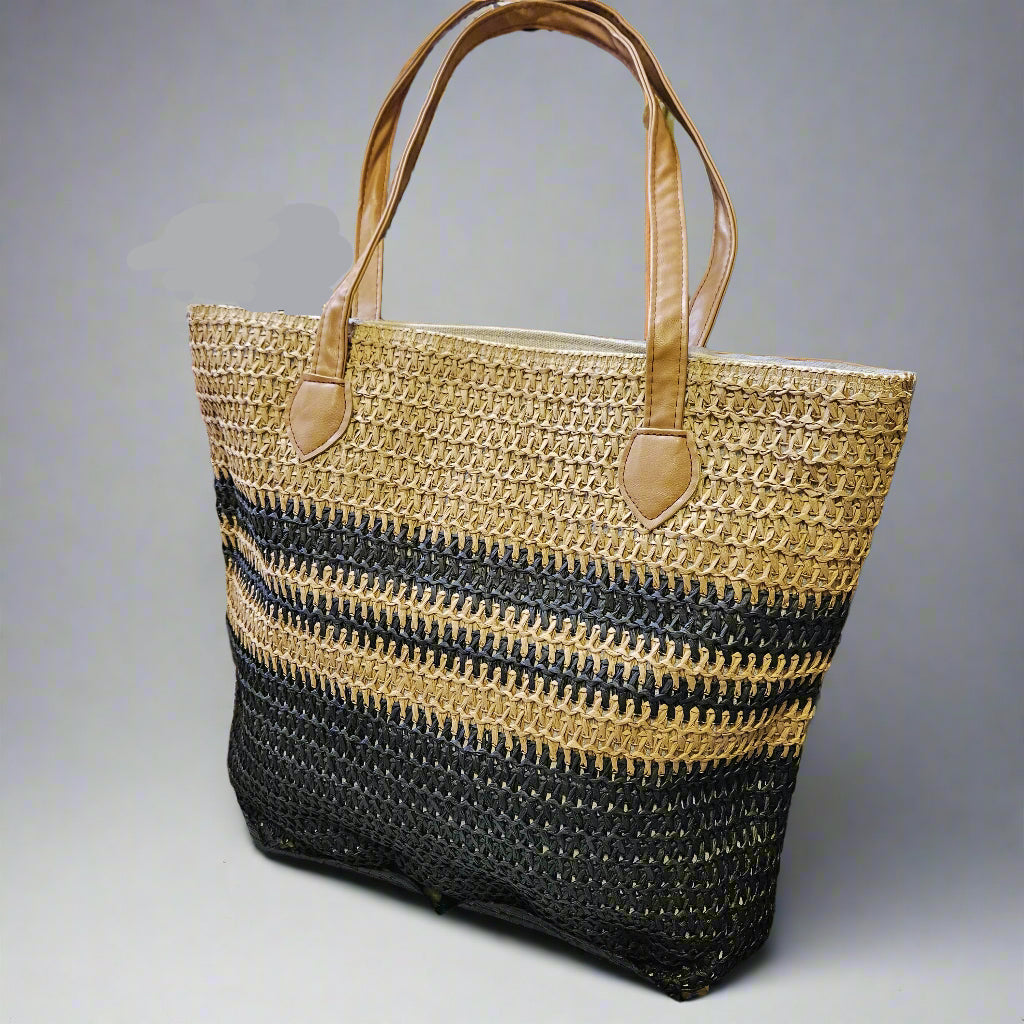 Black & Tan Back To The Bazaar Tote