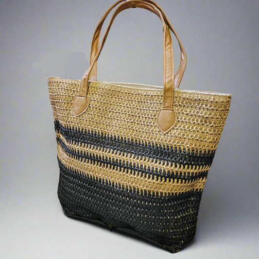 Black & Tan Back To The Bazaar Tote