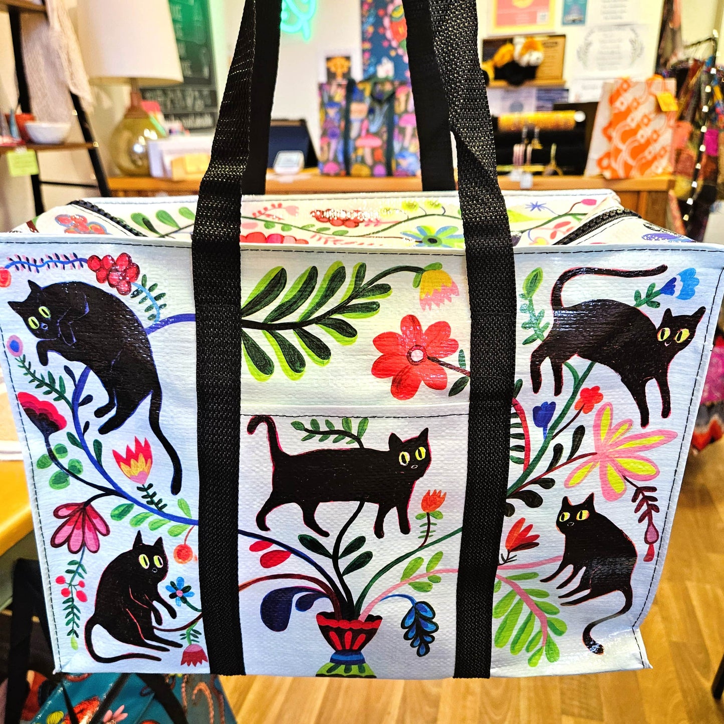 Here Kitty Shoulder Tote