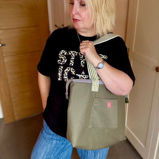 Wild Sage Shoulder Tote