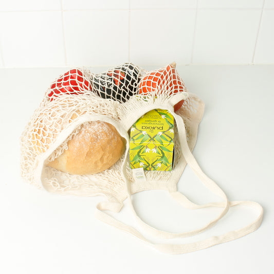 Recycled Cotton Net Shopping Bag