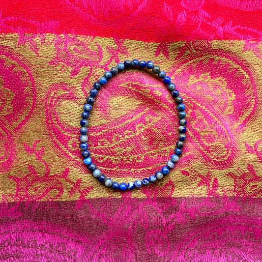 Lapis Lazuli Bead Bracelet