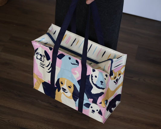 Happy Dogs Shoulder Tote