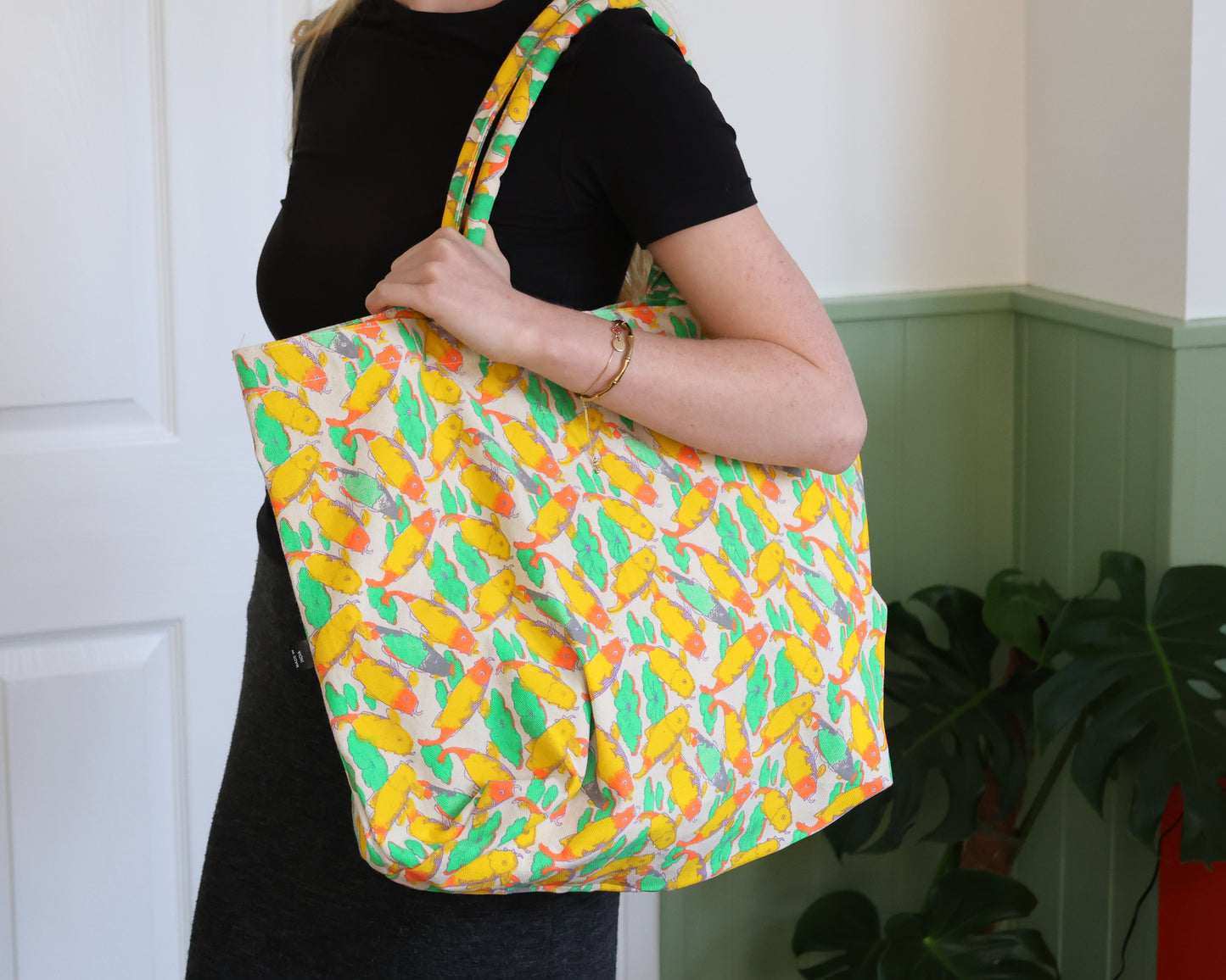 Koi Carp Indian Boho Tote