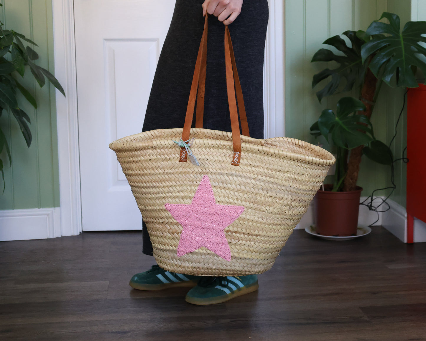 Emma Pink Star French Basket