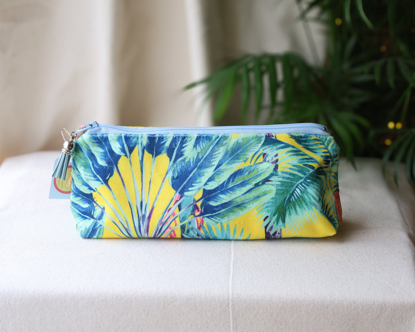 Palm Springs Velvet Pencil Case