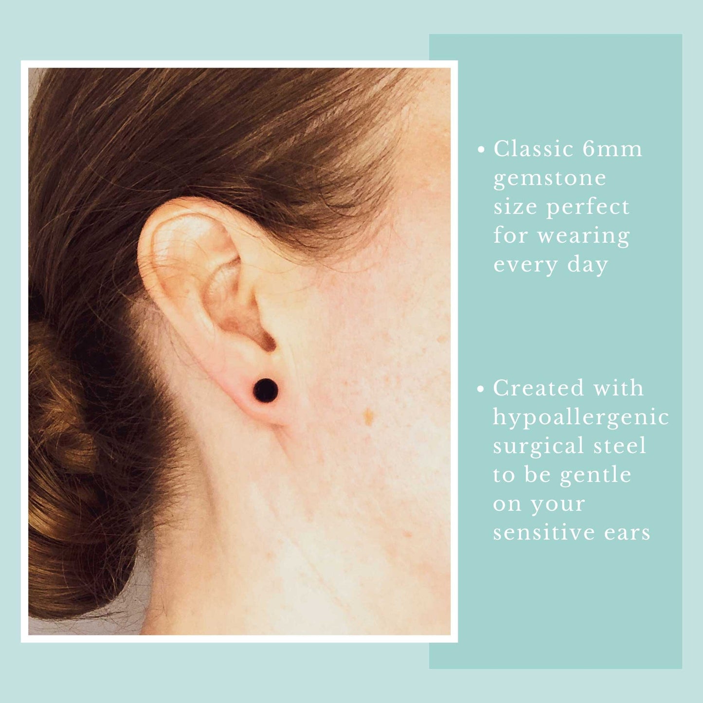 6mm Sodalite Ball Studs