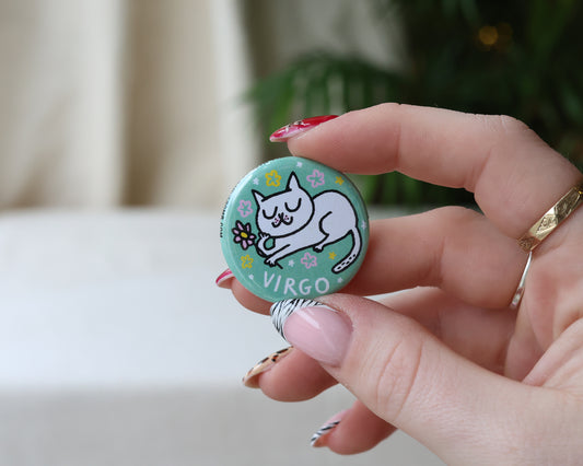 Virgo Catstrology Badge
