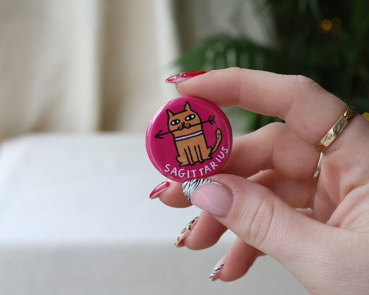 Sagittarius Catstrology Badge