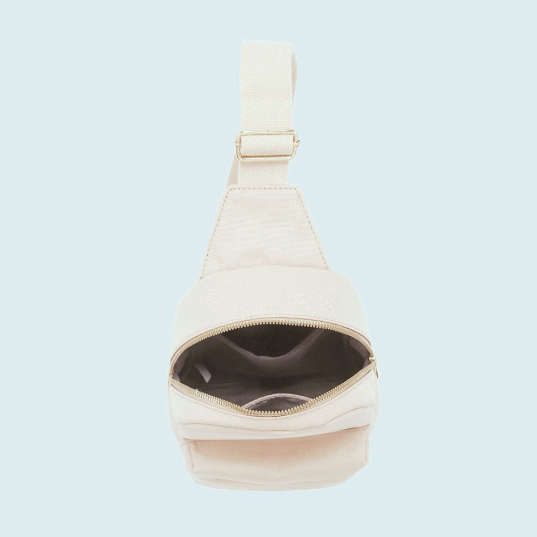 Canvas Small Backpack In Pale Apricot