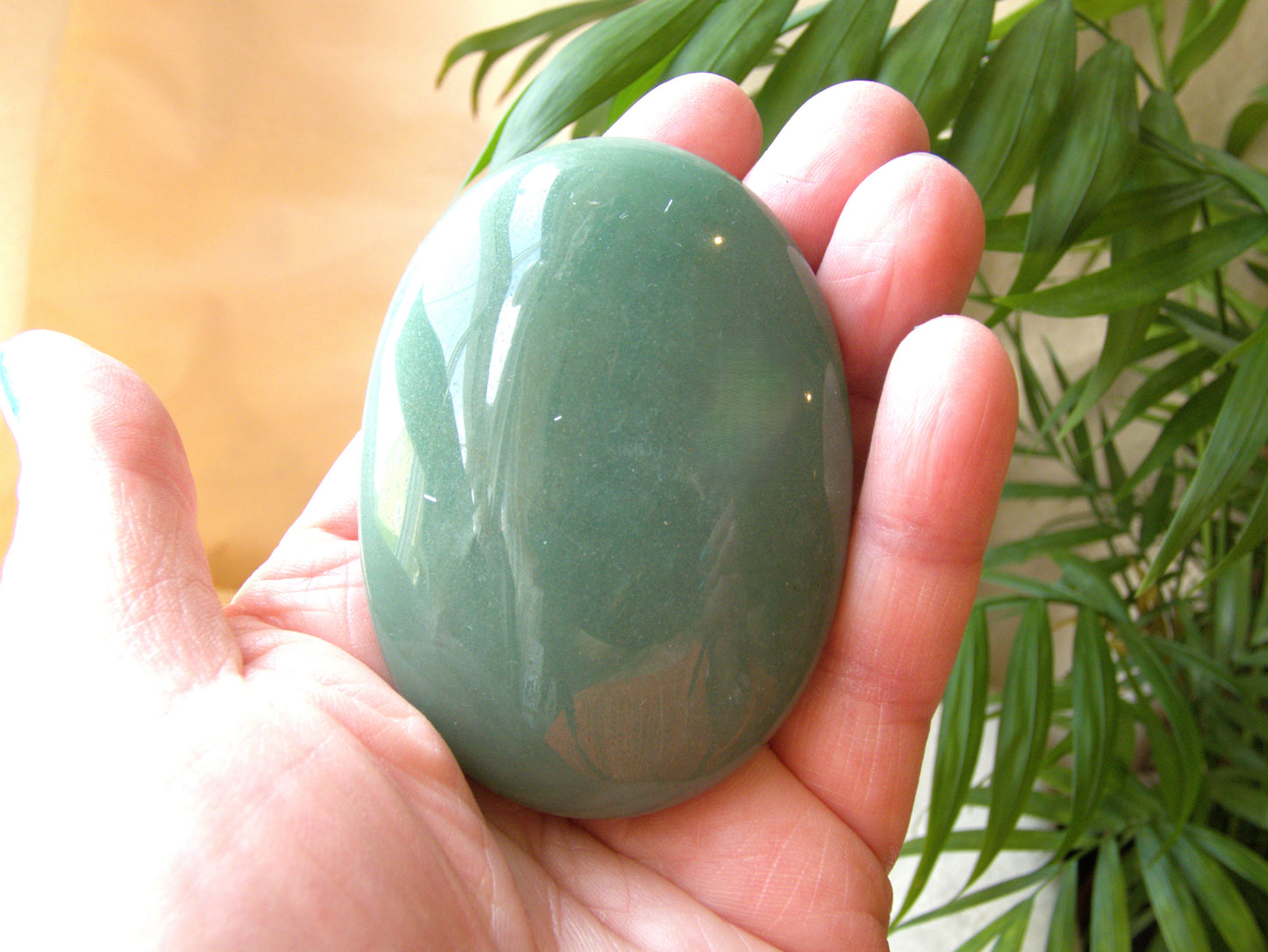 Aventurine Palm Stone