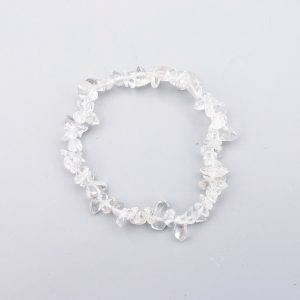 Clear Quartz Crystal Chipstone Bracelet