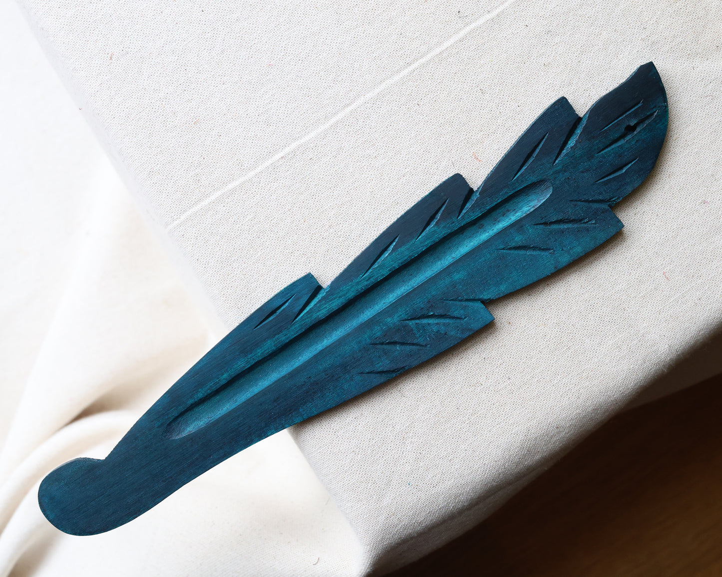 Mango Wood Leaf Ash Catchers