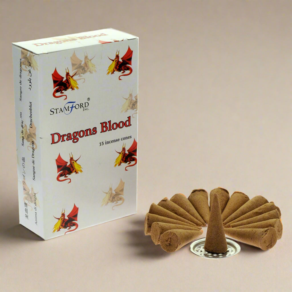 Dragons Blood Incense Cones - 15 Pack