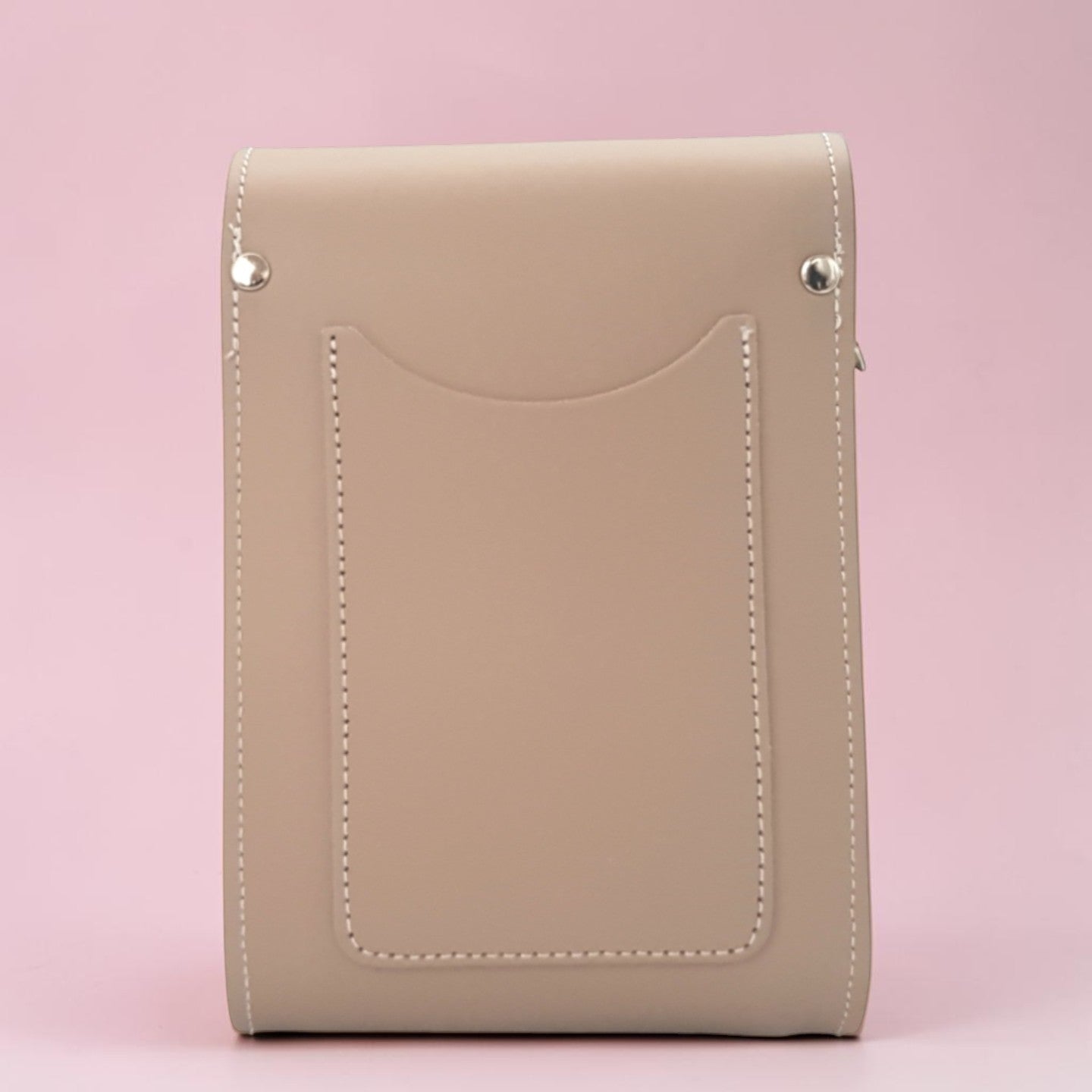Handmade Leather Festival Phone Bag - Iced Coffee