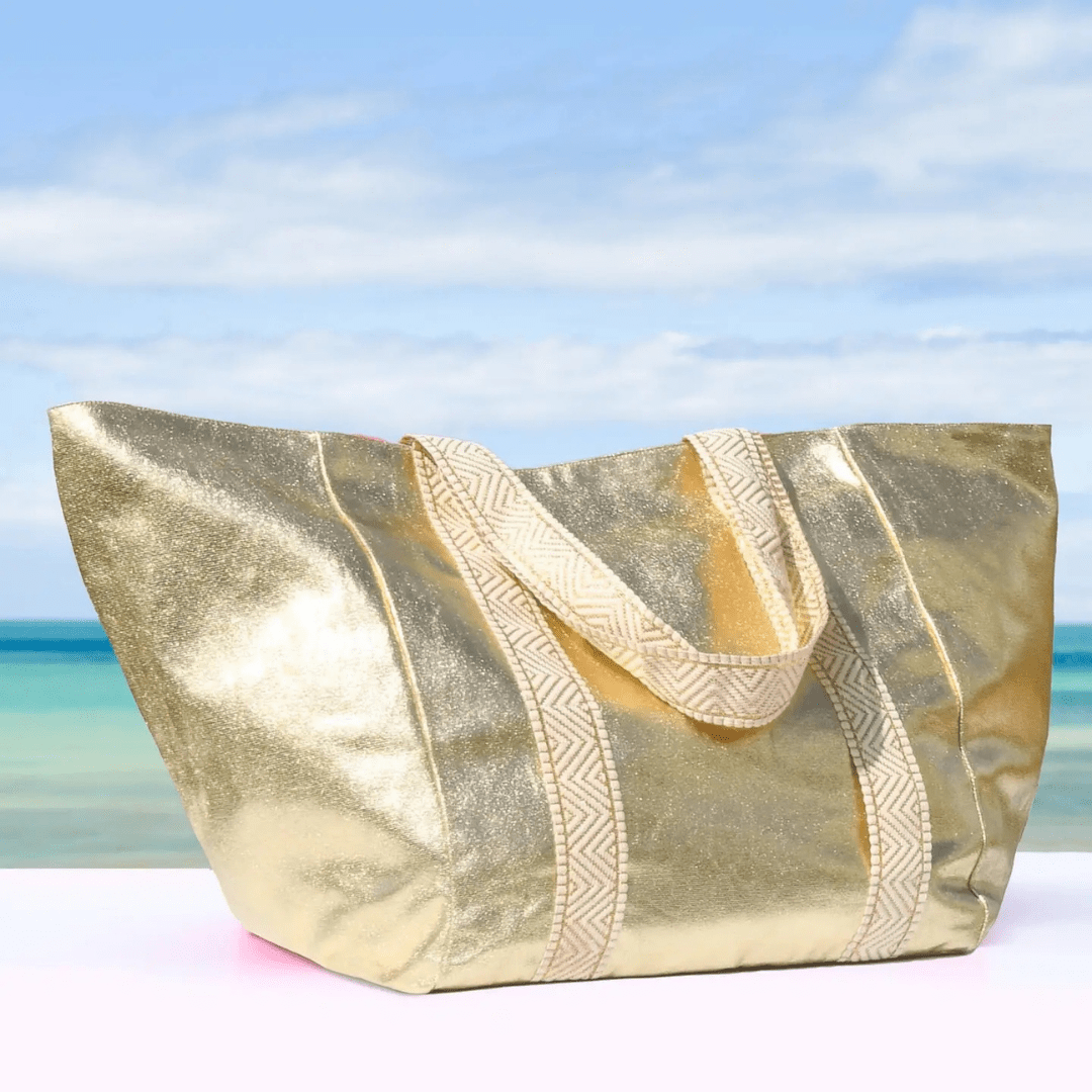 Gold Tote Bag