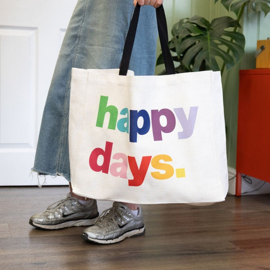 Happy Days Large Tote