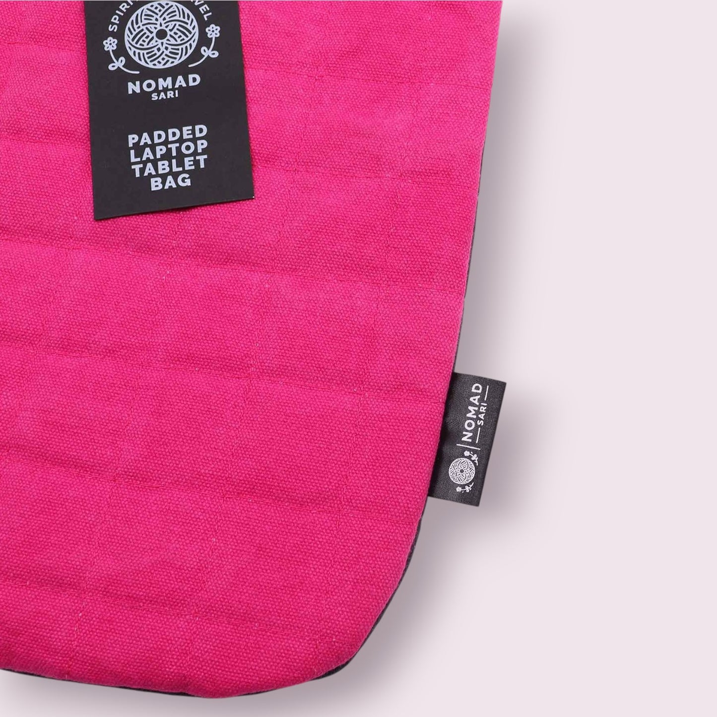 Hot Pink Quilted Tech Pouch