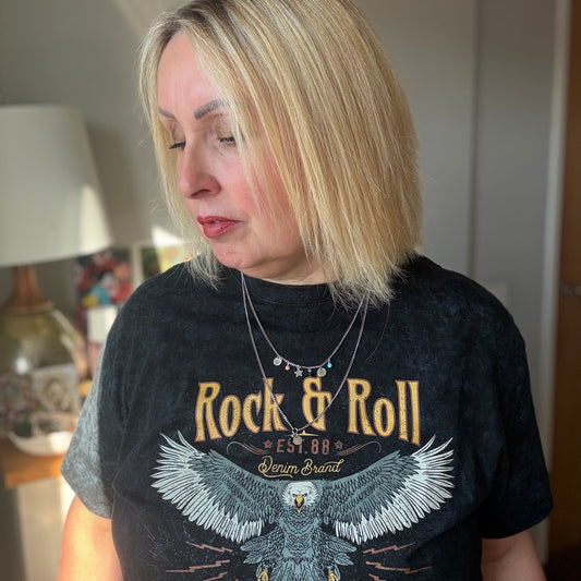 Rock n Roll Eagle Tee