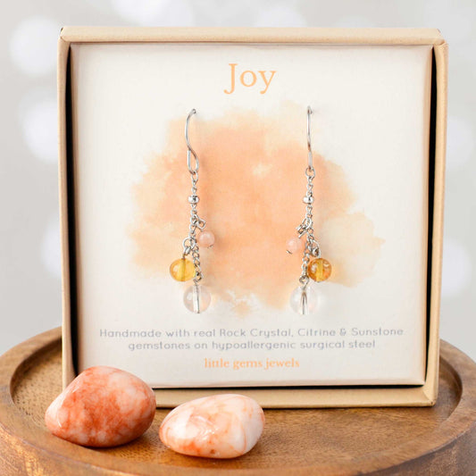 Joy Gemstone Drop Earrings