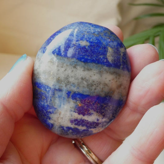 Lapis Lazuli Palm Stone