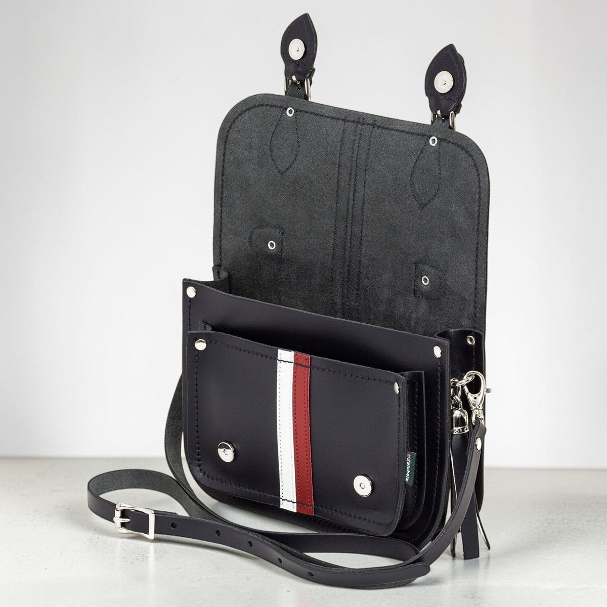 Leather Midi Satchel - British Edit