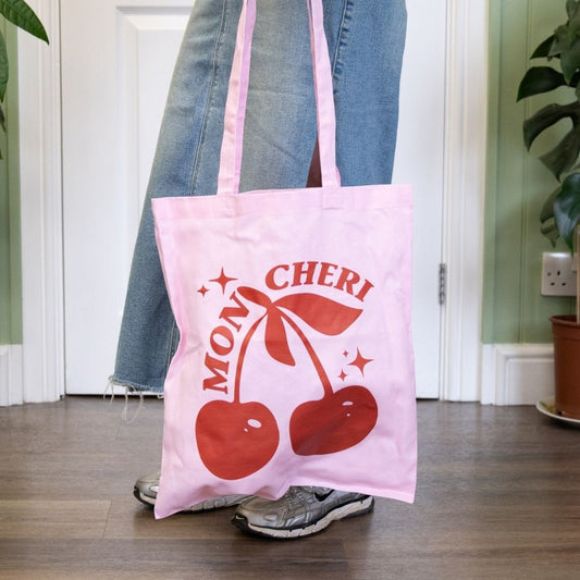 Mon Cheri Pink Cherry Tote