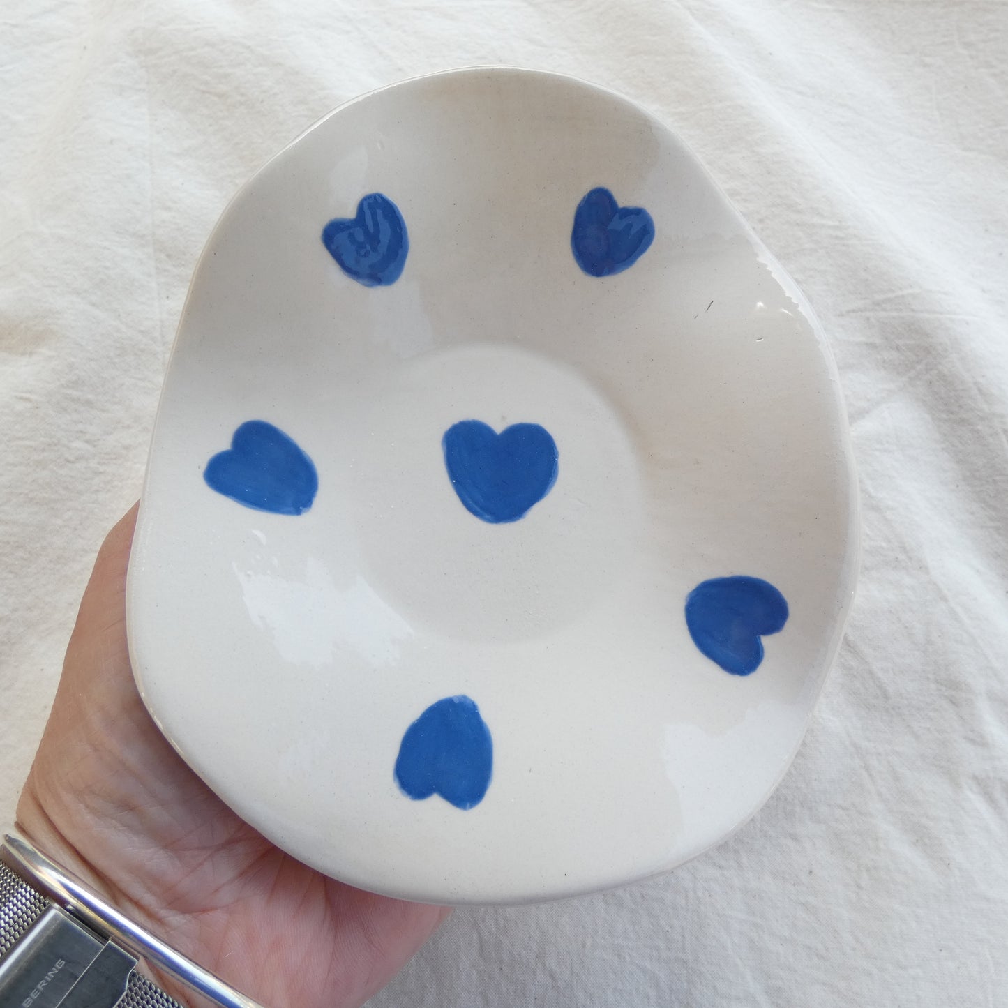 Blue Hearts Dish