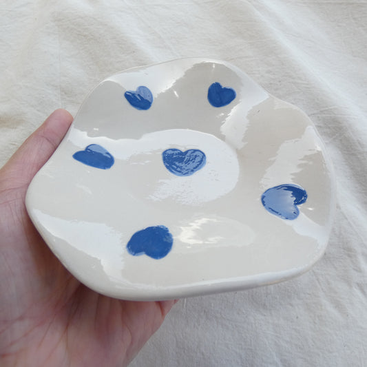 Blue Hearts Dish