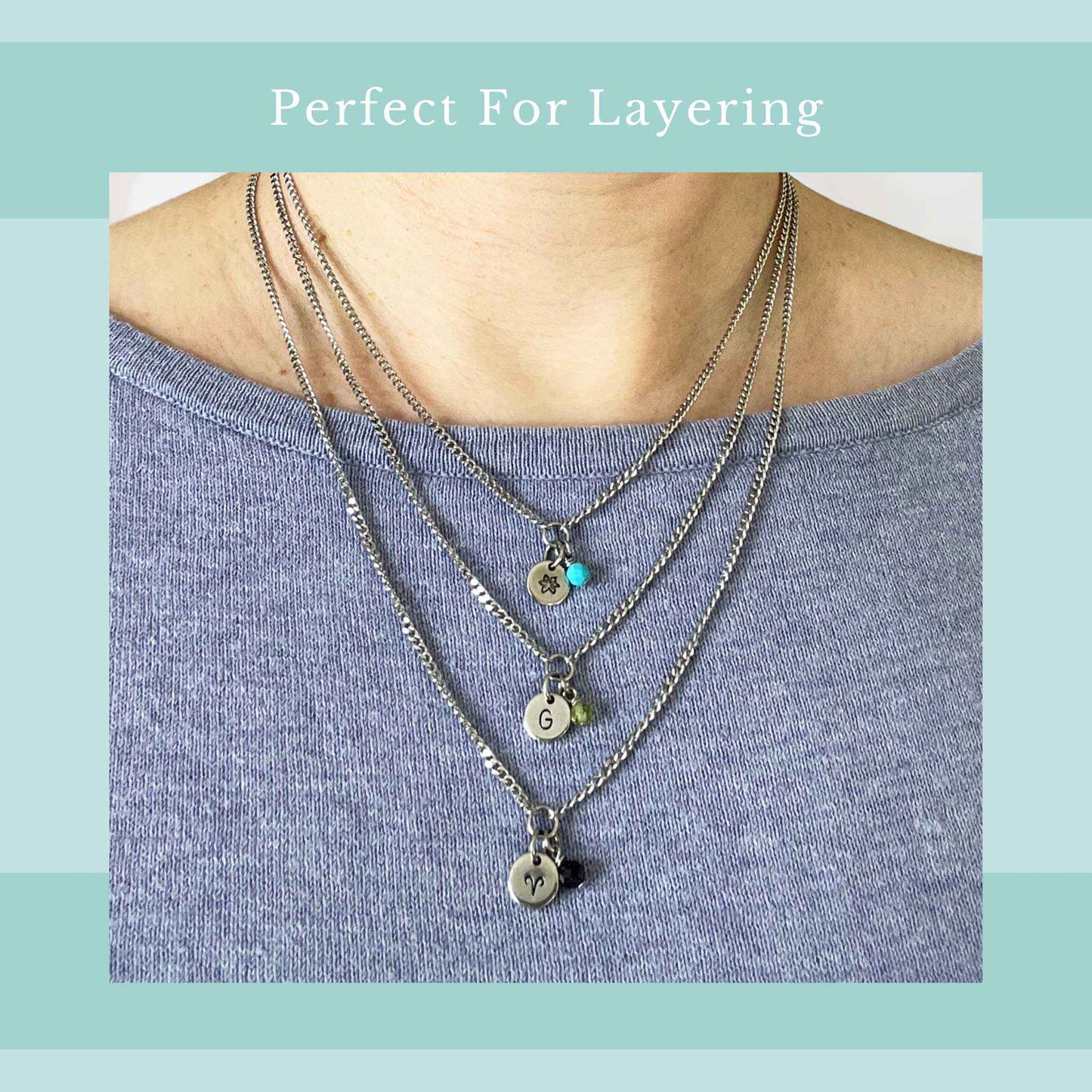 June Birthflower With Birthstone Necklace