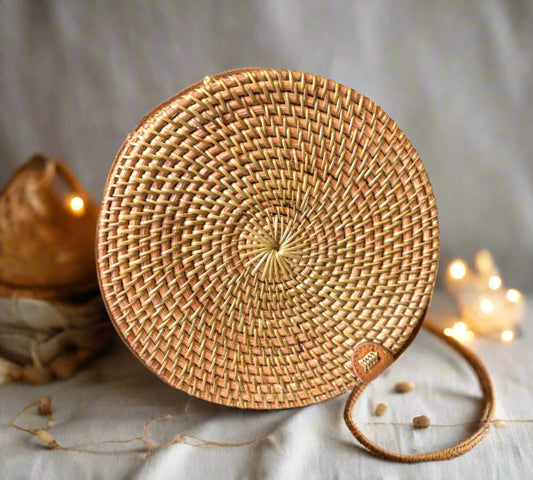 Natural Rattan Bali Bag