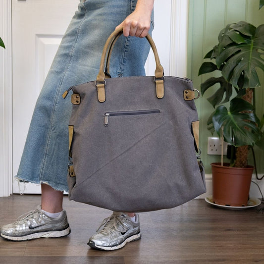 Quartz Canvas Star Tote