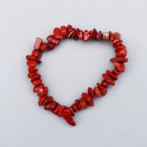 Red Jasper Crystal Chipstone Bracelet