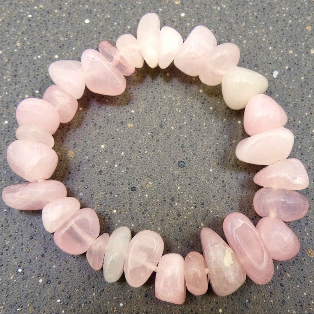 Rose Quartz Chunky Bracelet