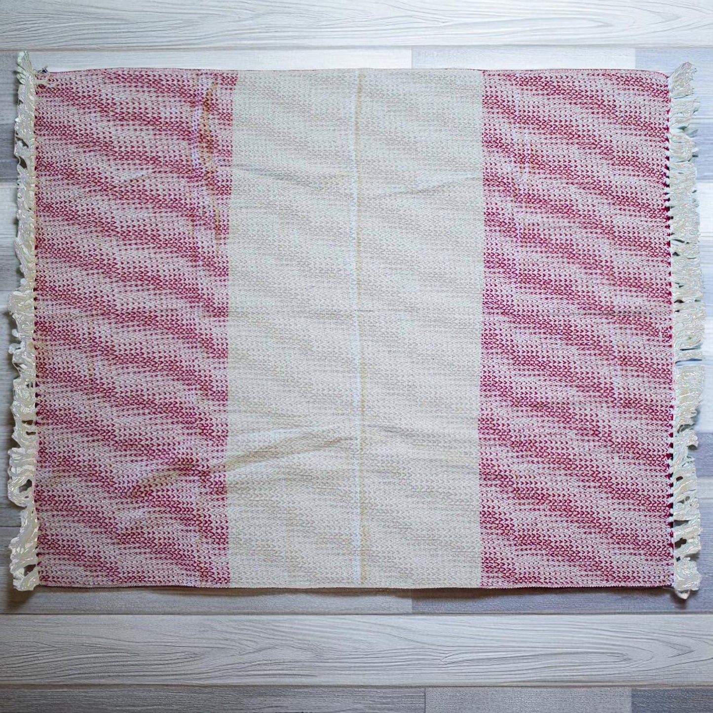 Ruby Two Tone Boho Cotton Throw
