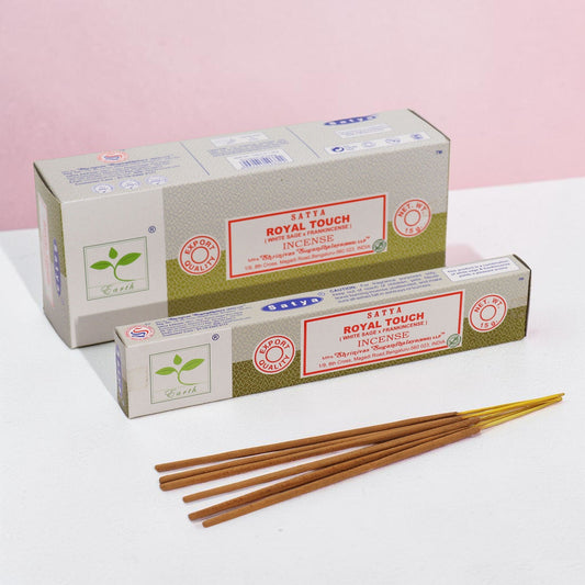 Satya Incense - Royal Touch (White Sage & Frankincense)