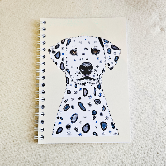 Original Art Dalmatian A6 Notebook
