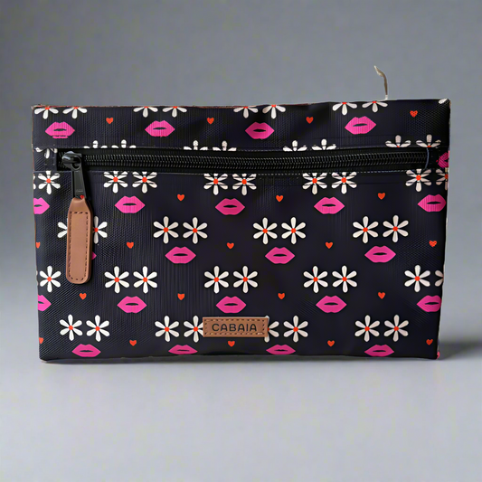 Corduroy Black & Tan Backpack