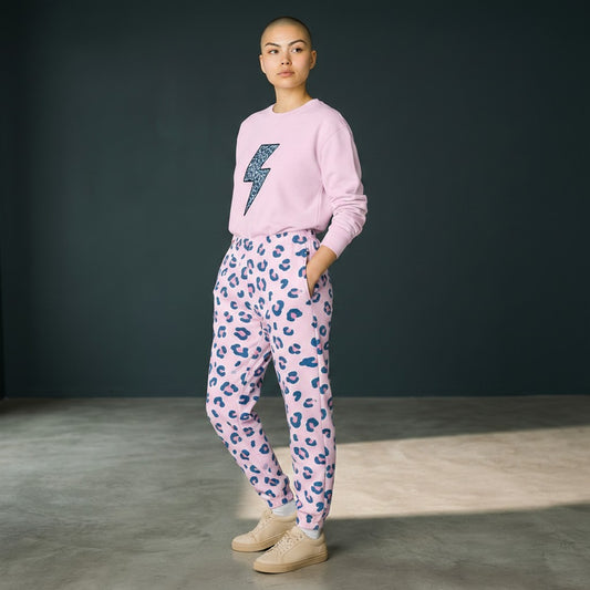 Sorbet Pink Leopard Lightning Sweatshirt