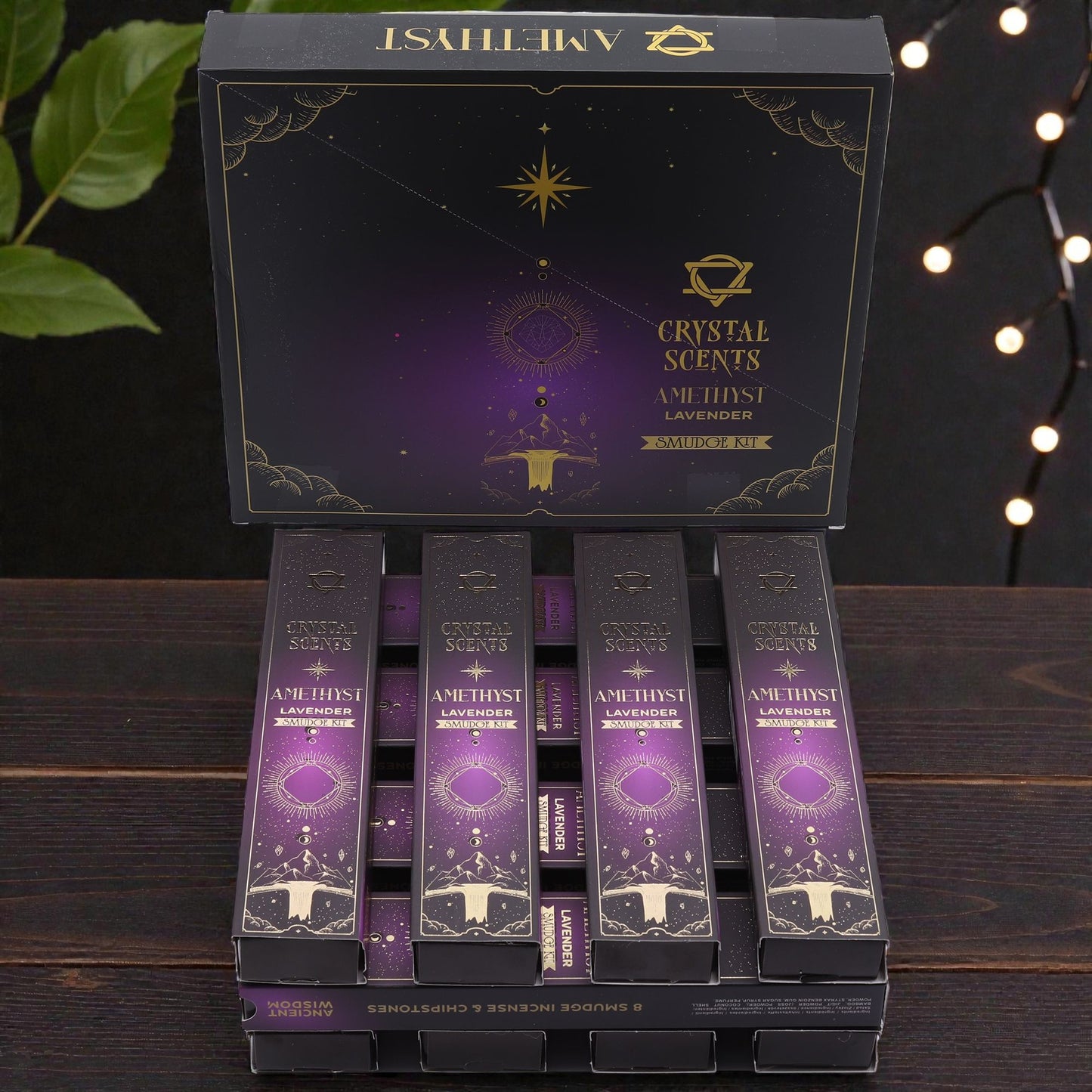 Amethyst Crystal Scents Smudge Incense - Lavender