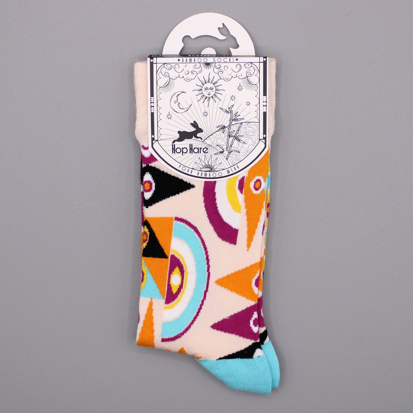 Psychedelic Evil Eye Bamboo Socks S/M