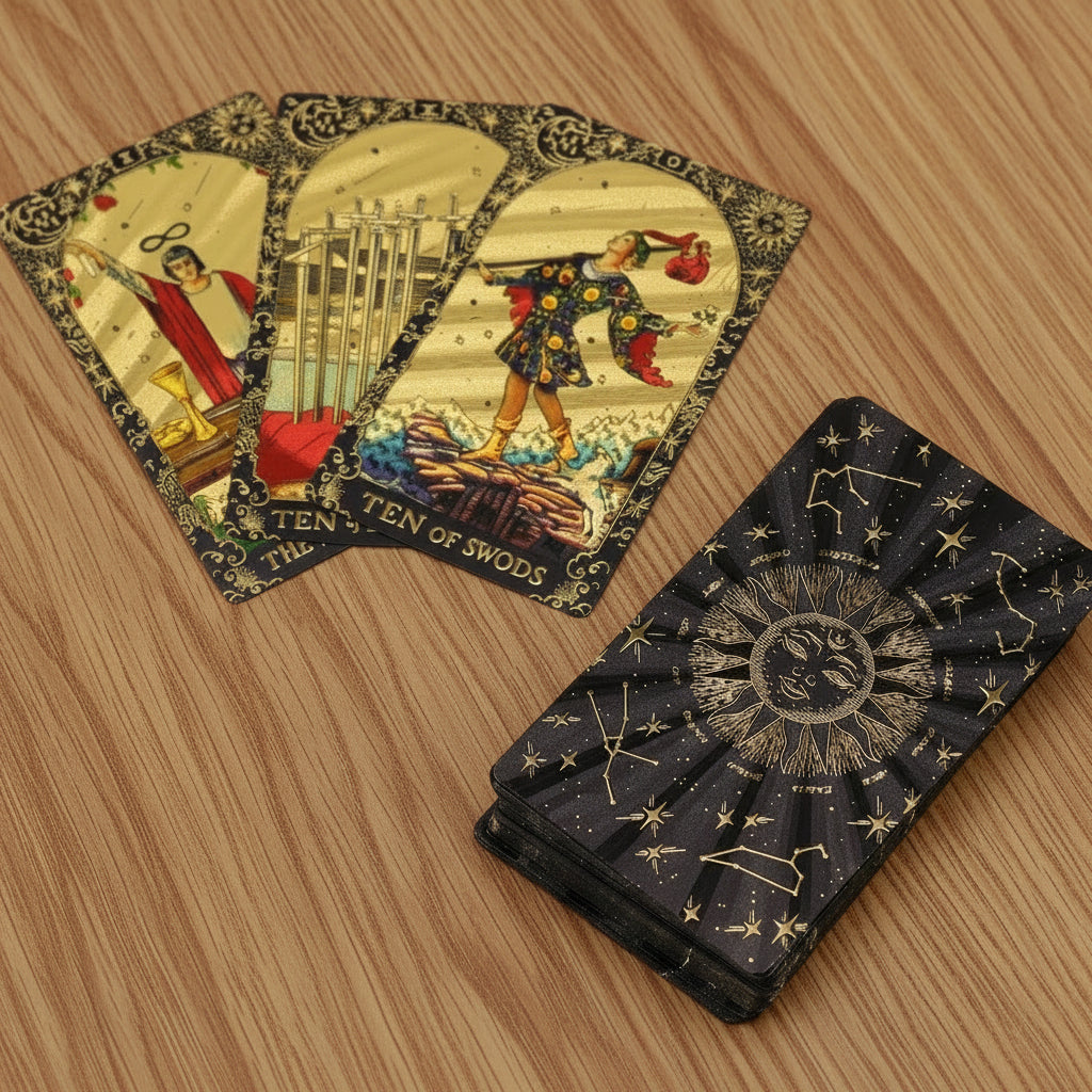 Gold Foil Tarot - Let the Magic Begin Gift Box