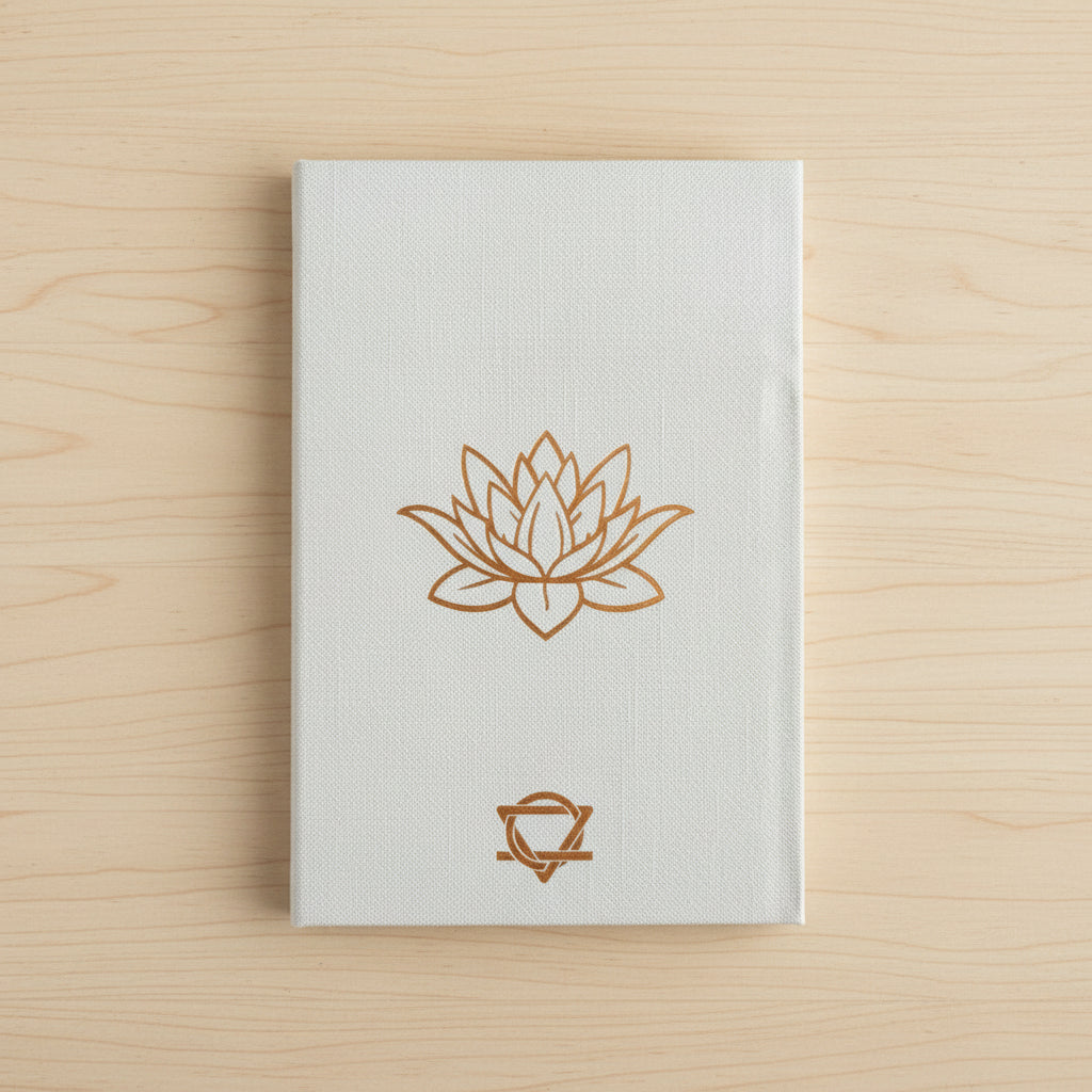 White Wellness Journal - Rose Gold Tree of Life