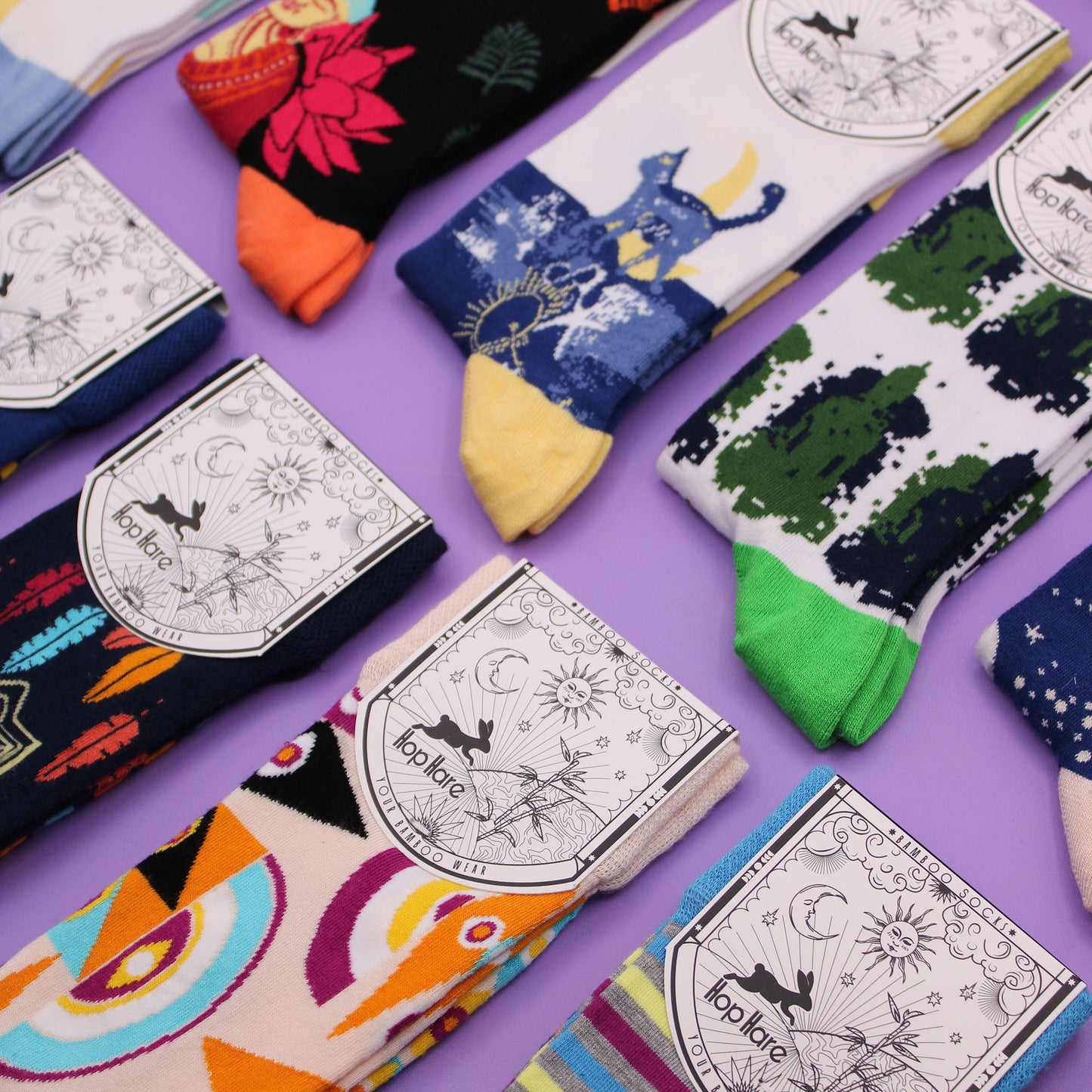 Lucky Gemstones Bamboo Socks – L/XL