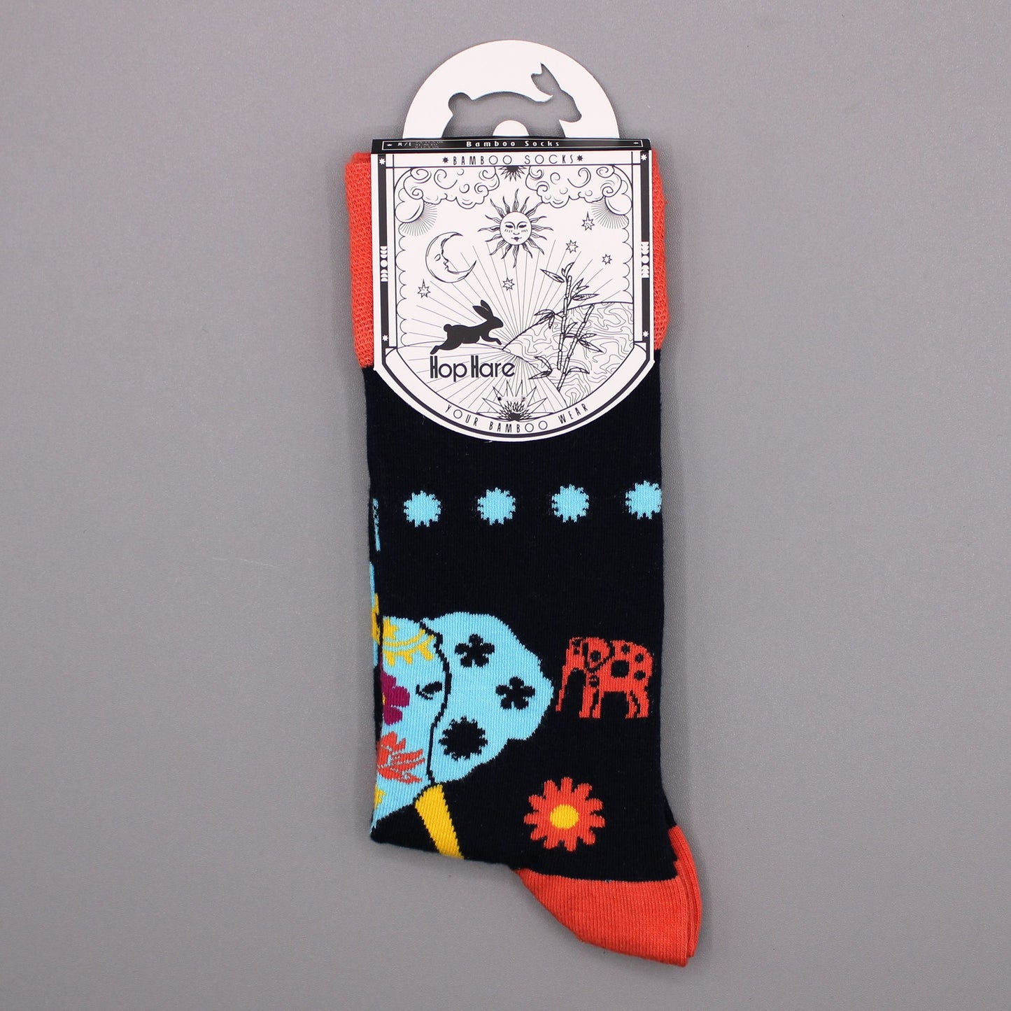 Cosmic Elephant Bamboo Socks S/M