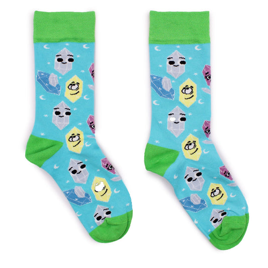 Lucky Gemstones Bamboo Socks – S/M