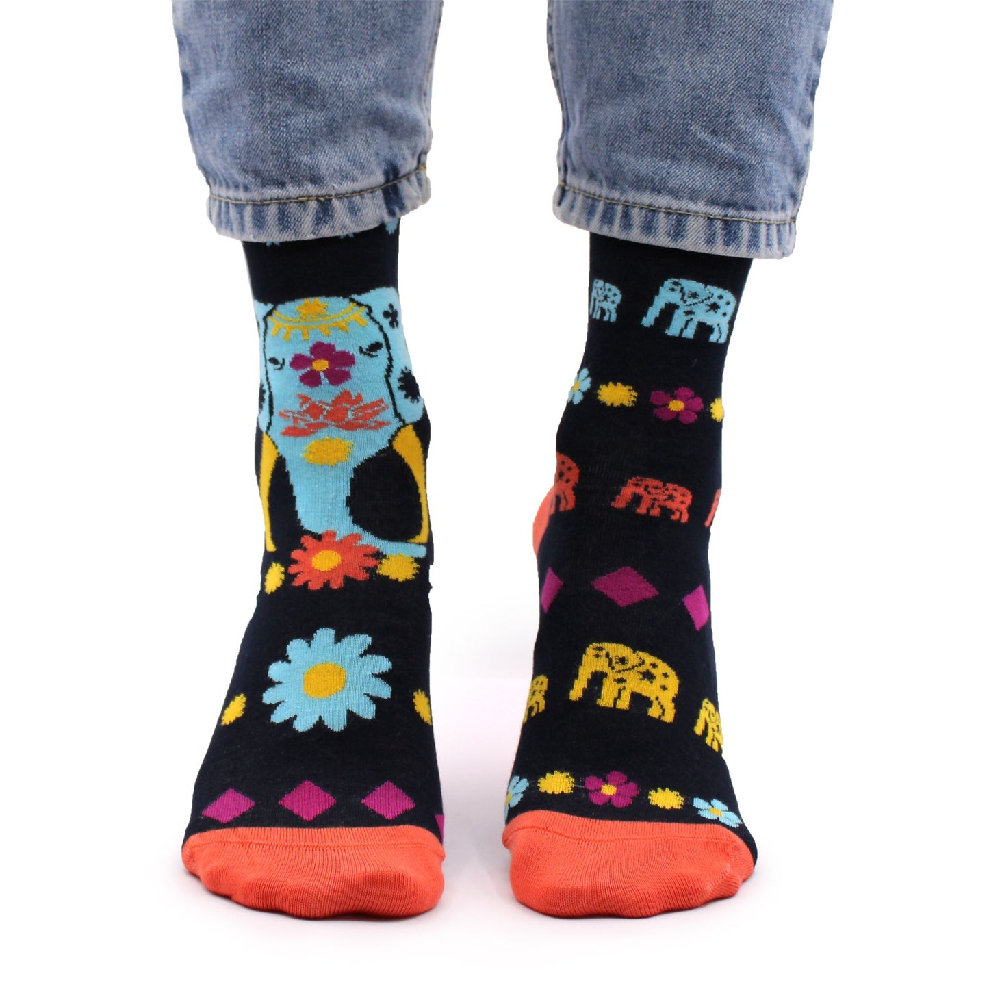 Cosmic Elephant Bamboo Socks S/M